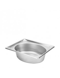 CUBETA INOX OVAL GN 1/2-065
