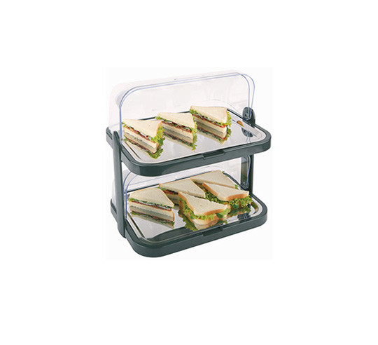 VITRINA DE BUFFET 2 PISOS 44x32 cm