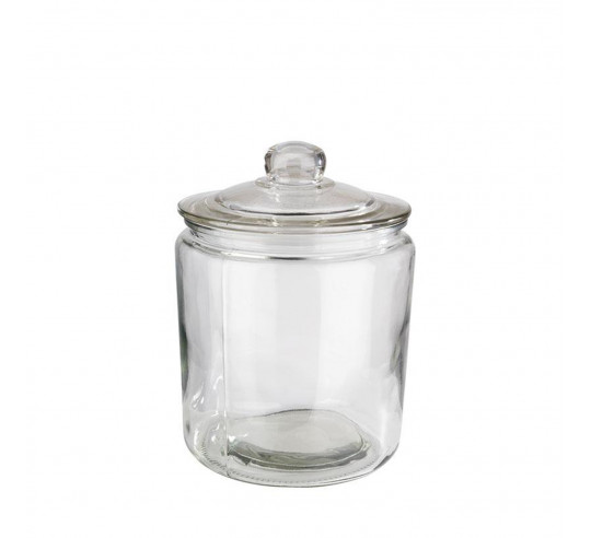 BOTE VIDRIO CON TAPA CLASSIC - DIAM 18