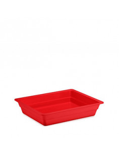 CUBETA MELAMINA ROJA GN...