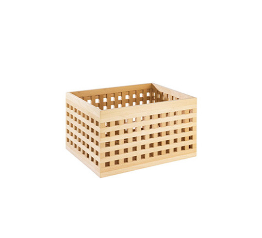 EXPOSITOR PAN WOOD CESTA ALTA 34x26 cm