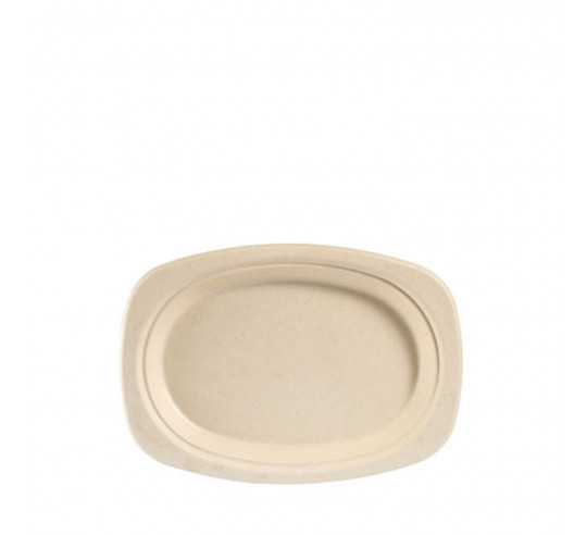BAGAZO PLATO OVAL 22 cm (500 uds)