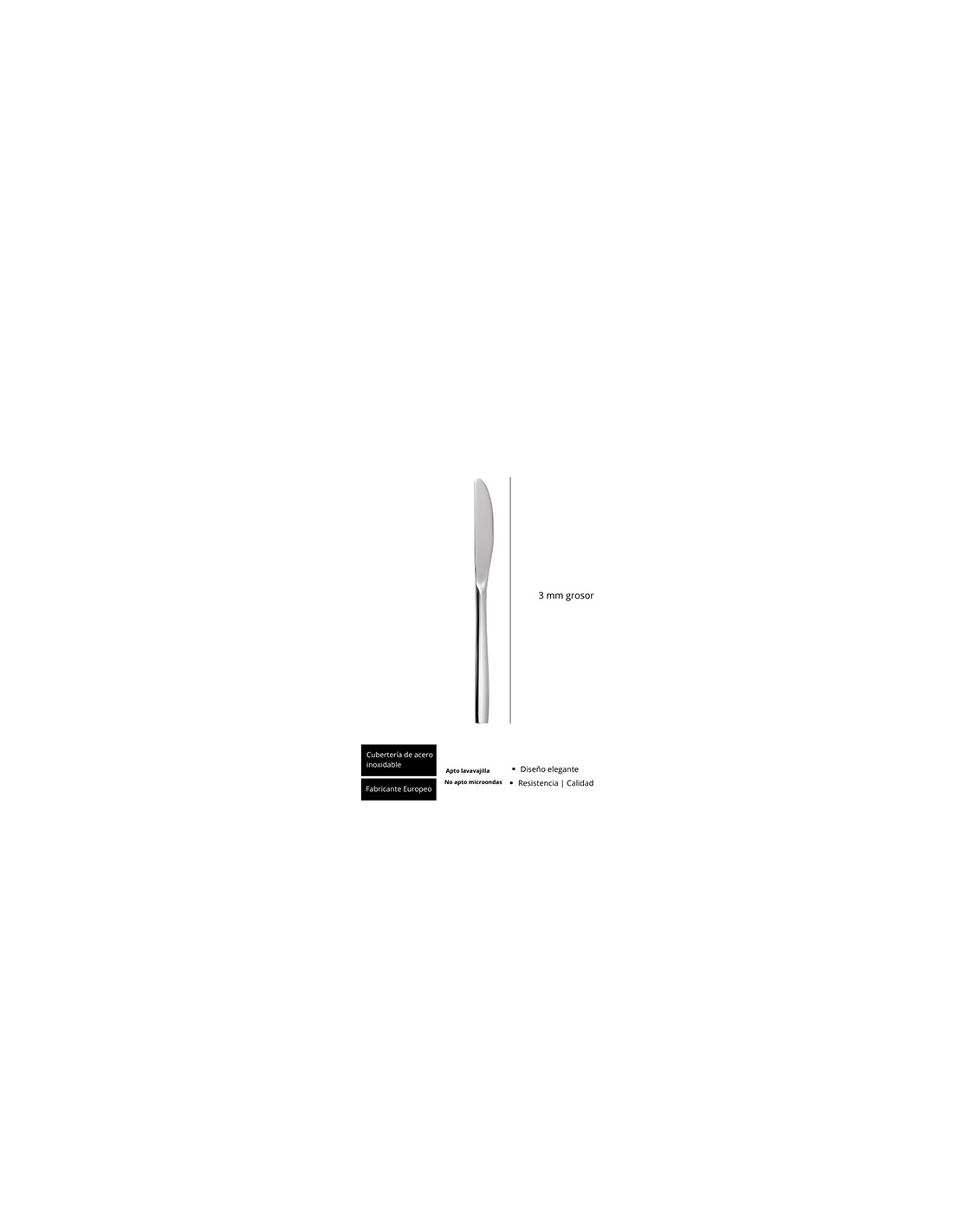 SINXELO SATIN TABLE KNIFE SINXELO SATIN TABLE KNIFE