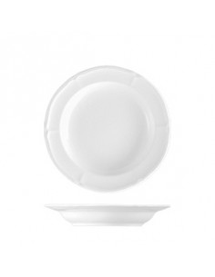 BARROCO WH. SOUP PLATE 22