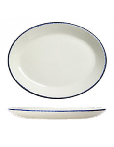 DAPPLE-BLUE FUENTE OVAL 34 cm