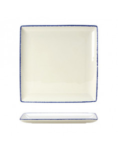 DAPPLE-BLUE PLATO CUADRADO...