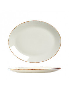 DAPPLE-BROWN FUENTE OVAL 28 cm