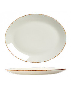 DAPPLE-BROWN FUENTE OVAL 34 cm