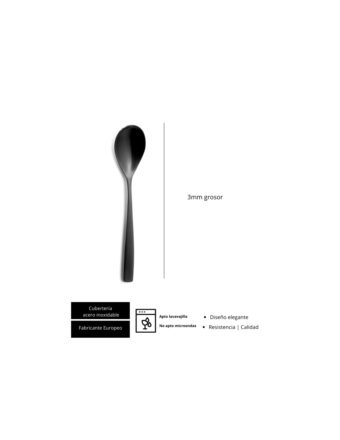 SINXELO BLACK TABLESPOON SINXELO BLACK TABLESPOON