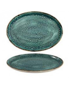 MOON TURQUOISE 33 CM OVAL DISH