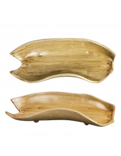 VELLICA BROWN DISH 12x33 cm