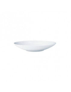 CONTOUR WH. DEEP PLATE 20