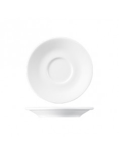 CITY WH. COFFEE SAUCER 12,5
