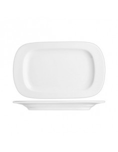PRAGA WH. RECT. PLATTER...