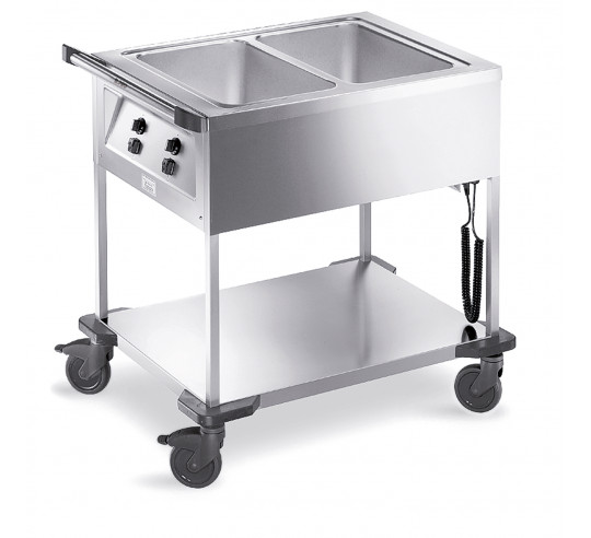 SAW2 CARRO BAÑO MARIA 2 GN 1/1