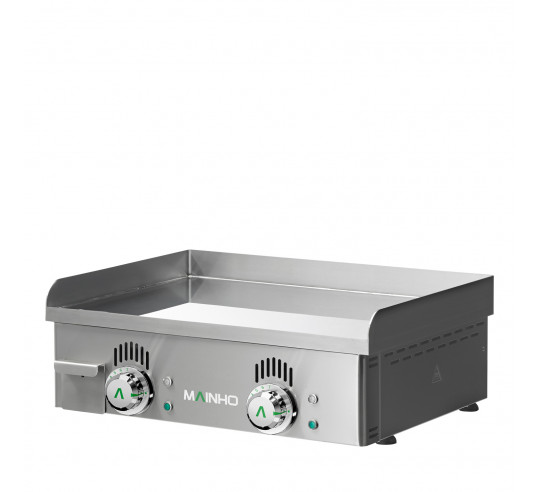 PLANCHA ELECTRICA NOVO SNACK CROMO 60X45