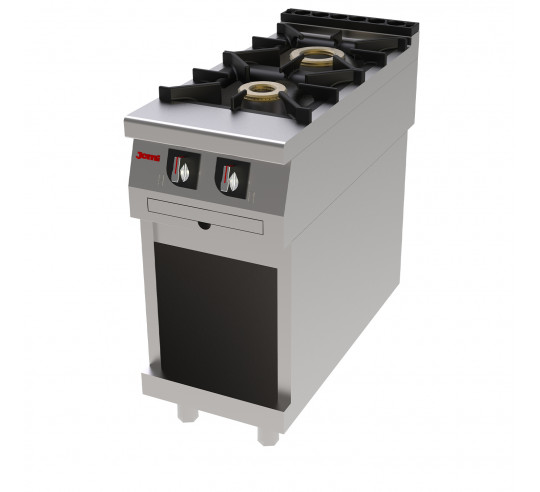 COCINA GAS 2 FUEGOS CON MUEBLE JEMI S900