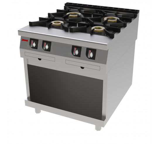 COCINA GAS 4 FUEGOS CON MUEBLE JEMI S900