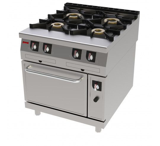 COCINA GAS 4 FUEGOS CON HORNO  JEMI S900