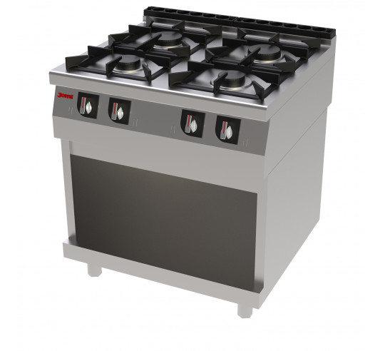 COCINA GAS CON MUEBLE JEMI S750 4 FUEGOS
