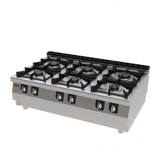 COCINA A GAS JEMI S750 6 FUEGOS
