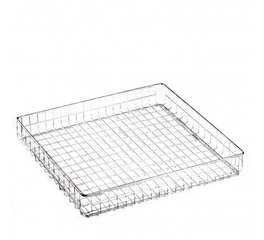 cesta inox 50x50x7,5 para dispensadores