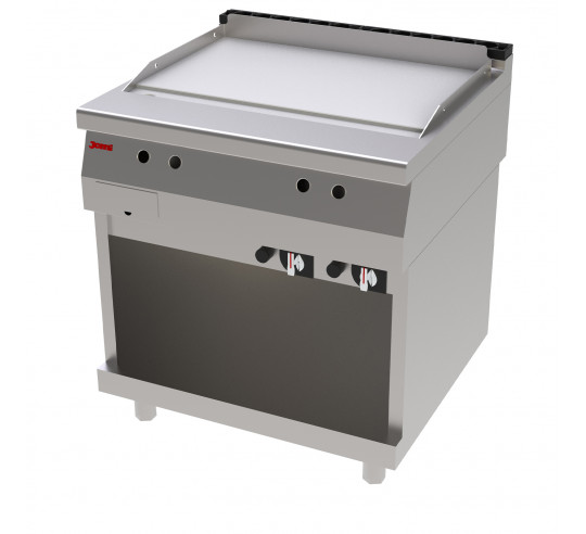 FRY TOP GAS C M JEMI S750 80  CROM  LISO