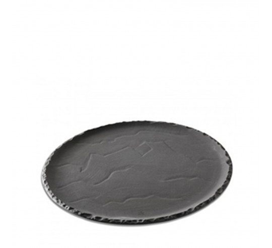 BASALT PLATO REDONDO 28 cm