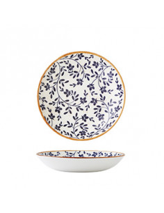 FLORA AZUL PLATO HONDO...