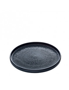 NARA NEGRO PLATO LLANO 27 cm