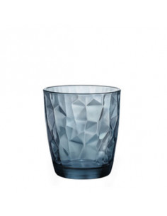 DIAMOND VASO AZUL h 30 cl
