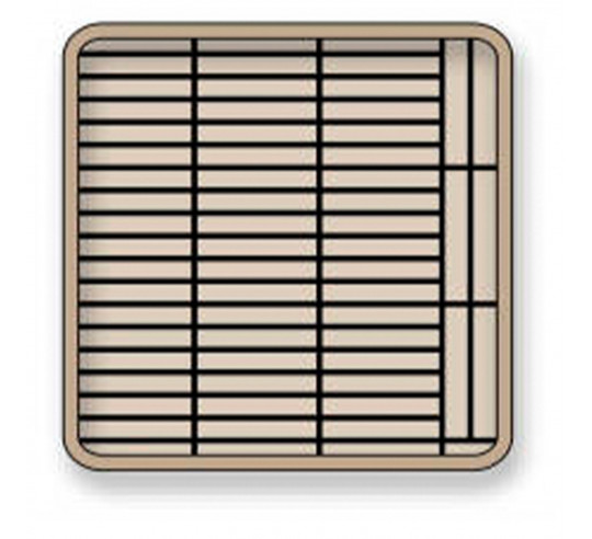 TRAEX CRATE 12,7 PLATE CM COFFEE