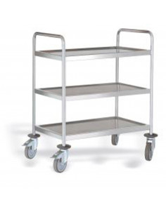 CARRO SERV INOX 3 EST 800X500