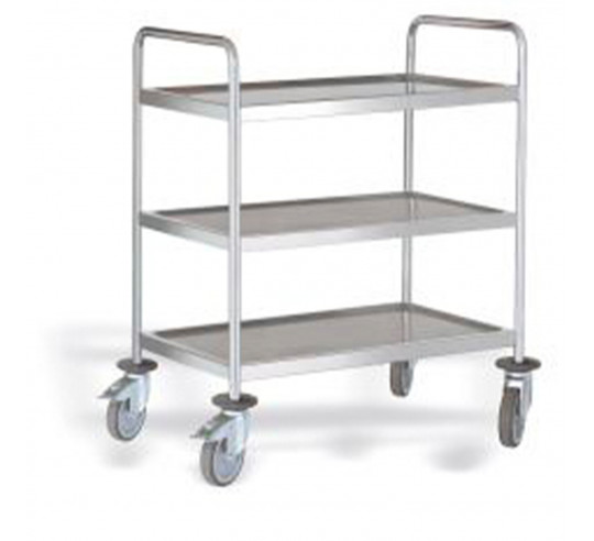 CARRO SERV INOX 3 EST 800X500