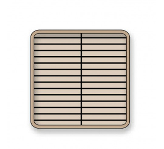 CESTA PLATOS CERRADA 22 cm