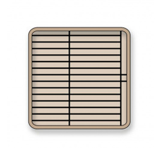 CESTA PLATOS CERRADA 19 cm