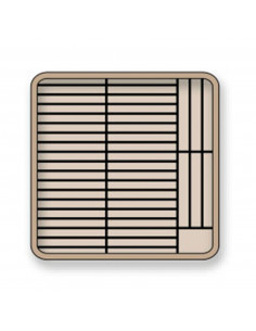 CESTA PLATOS CERRADA 18 cm