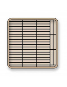 CESTA PLATOS CERRADA 13 cm