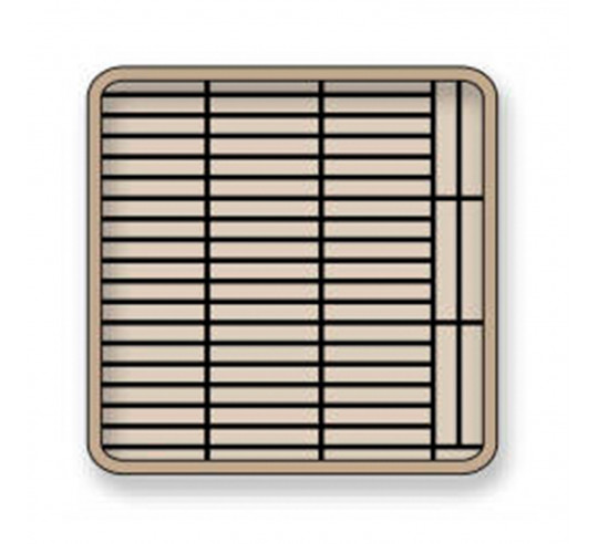 CESTA PLATOS CERRADA 13 cm