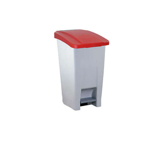 CUBO SELECTIVO TAPA ROJA 60 l