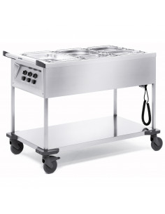 SAW3 CARRO BAÑO MARIA 3 GN 1/1