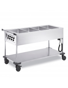 SAW4 CARRO BAÑO MARIA 4 GN 1/1