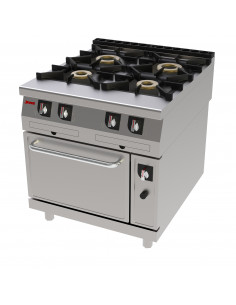 COCINA GAS 4 FUEGOS CON...