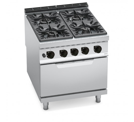 COCINA MAXIMA 900 4 FUEGOS+HORNO GAS