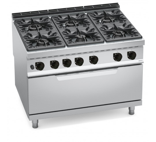 COCINA MAXIMA 900 6 FUEGOS+HORNO MAXI