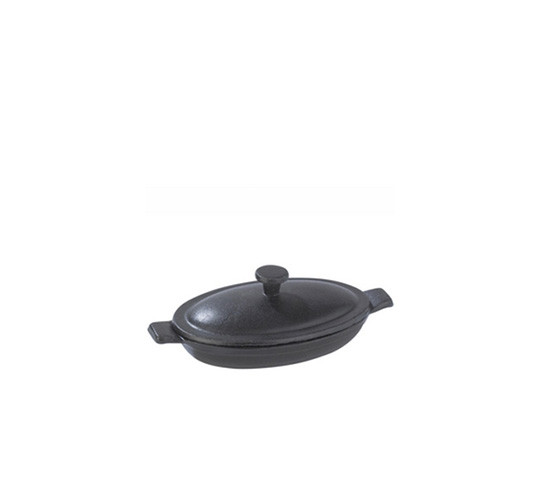 FUNDI MINI OVAL SAUCEPAN W/LID 12,5X9CM