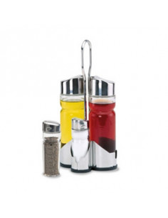 HOTEL S/S CRUET SET 4 PCS.