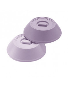 PURPLE PLASTIC PLATE COVER...