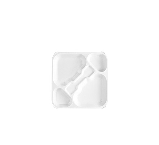POLYTRAY BANDEJA AUTO/SERV 5 COMP BLANCA
