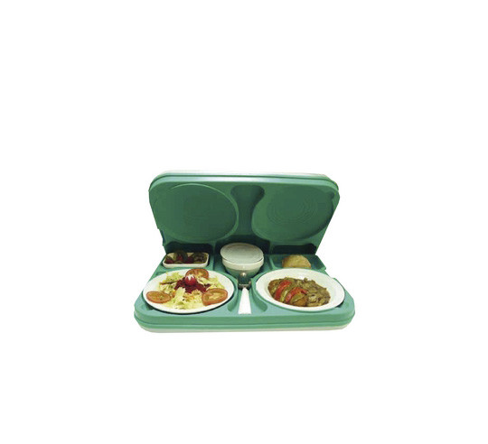 POLITRAY BANDEJA TERMICA VERDE 53x37 cm